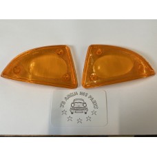 Front Indicator Lens - Amber - Pair 