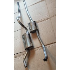 Exhaust System - Saloon  Complete : Stainless Steel  - PRE ORDER ONLY 